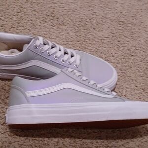 Vans Old Skool "Muted Metallic" iridescent Sneakers Mens 7 Womens 8.5